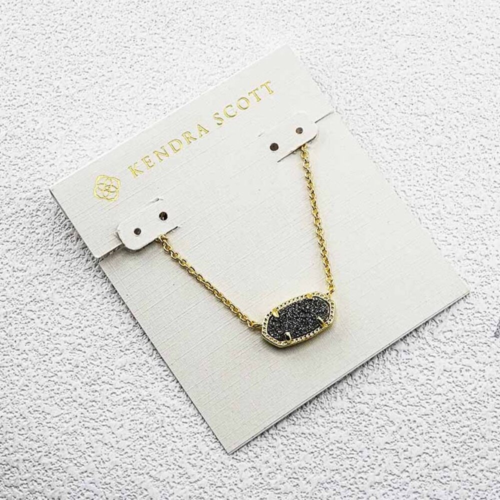 Kendra Scott Gray Quartz Necklace